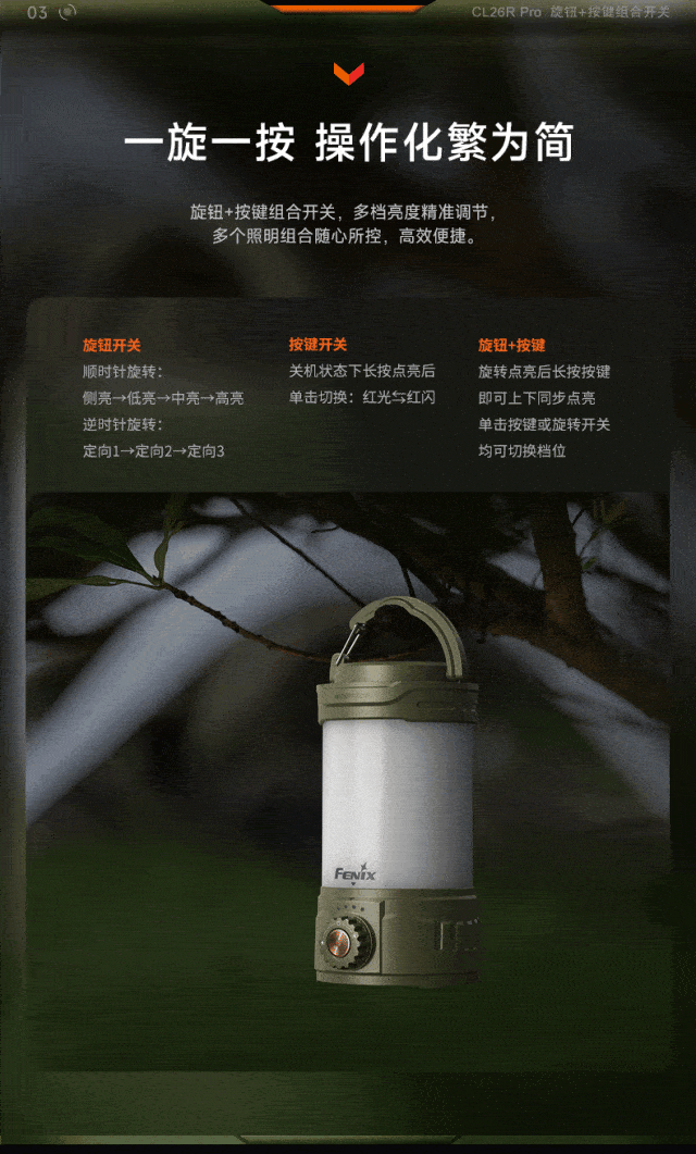 x 多色出彩便携营地灯CL26R Pro（文末有惊喜）新葡京网上赌场新品上市丨带你开启秋色之旅--Feni(图4)